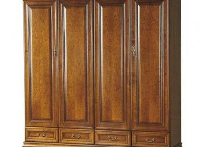 Classical wood cabinets wardrobe wall unit Italian furniture clothes